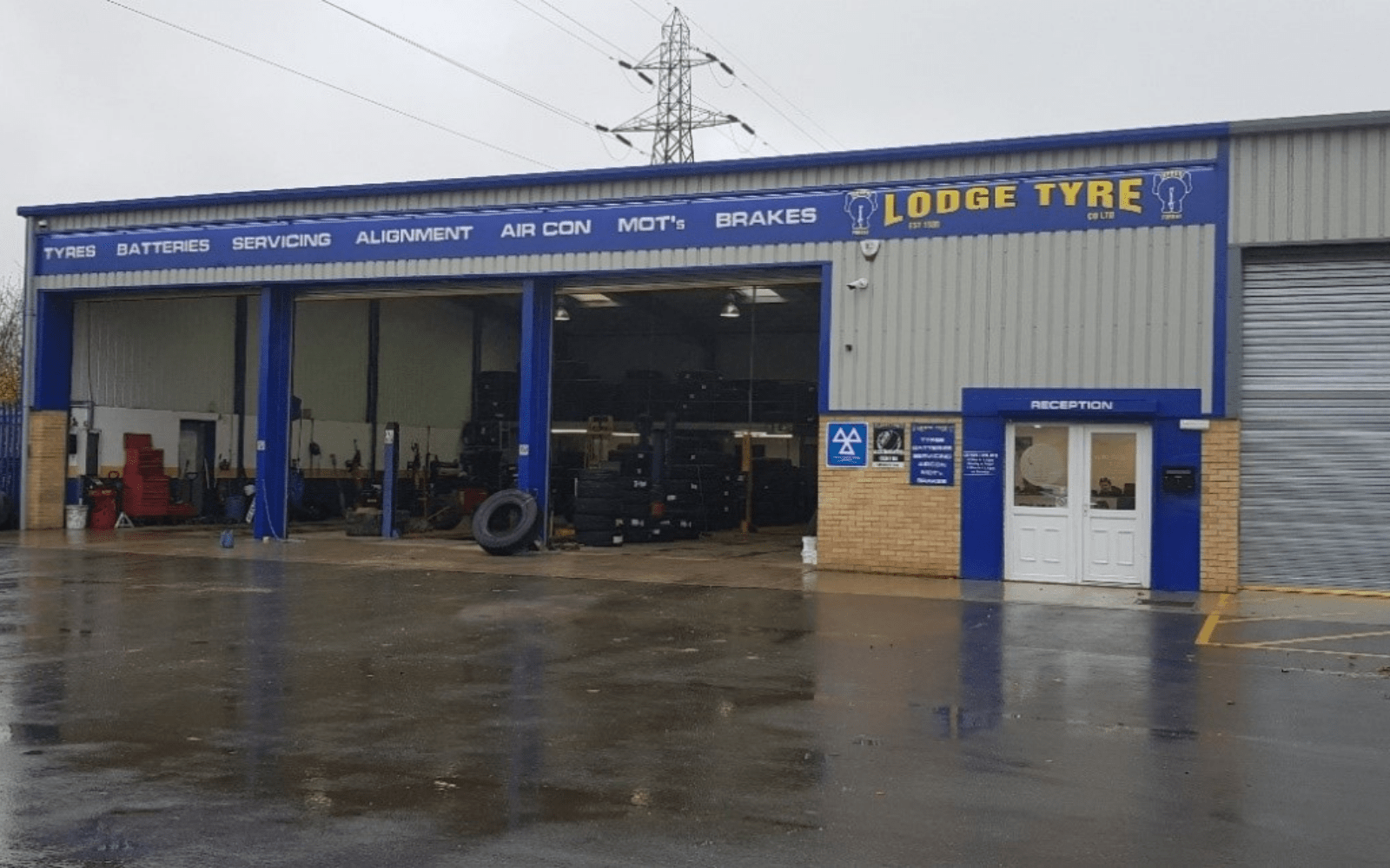 Lodge Tyres building