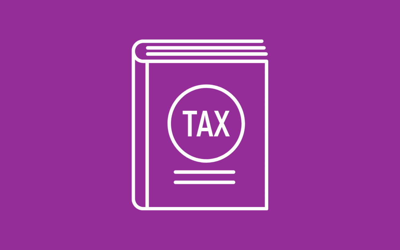 Tax book graphic