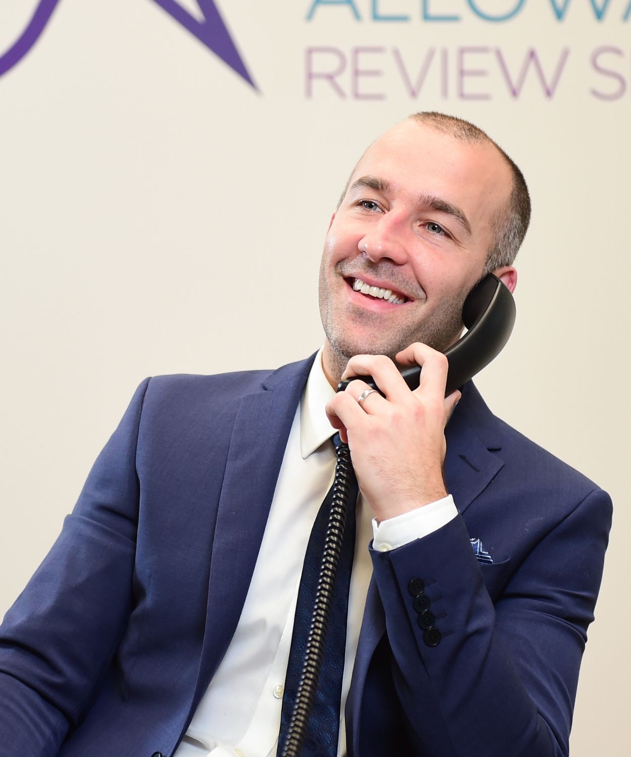 Managing Director, Chris Roberts, on the phone