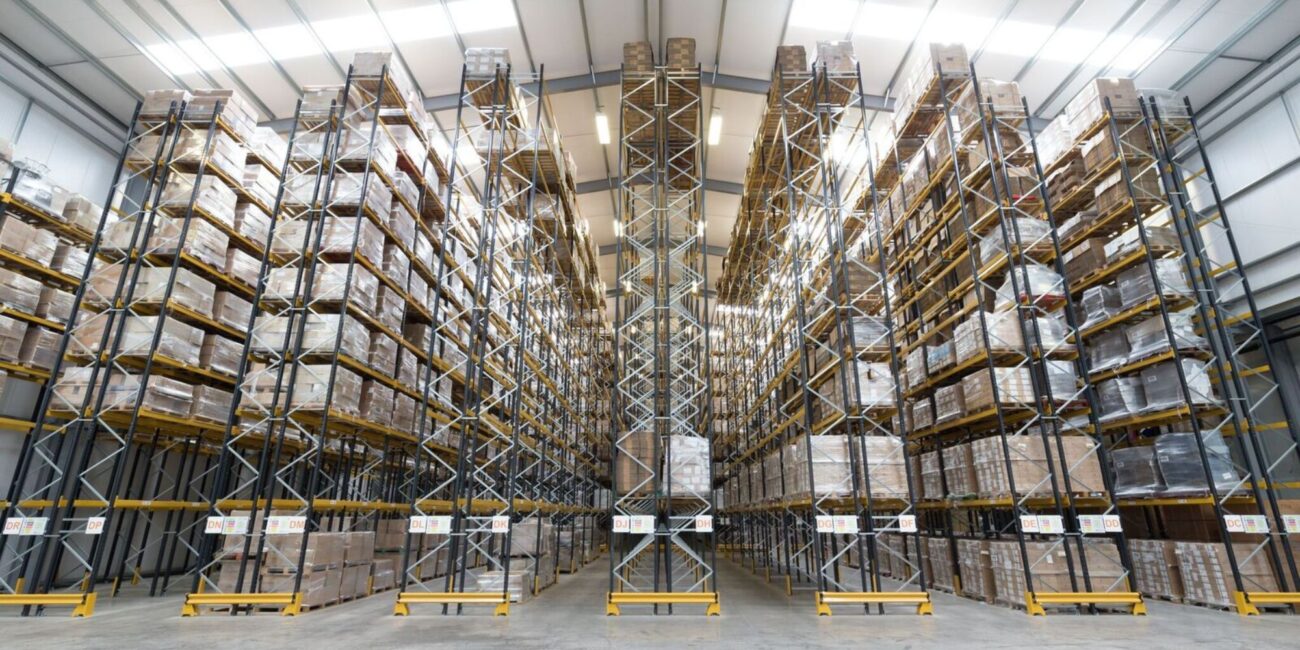 Inside of a warehouse